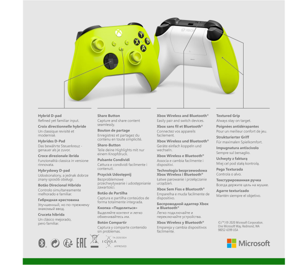 Microsoft Xbox Series Kontroler - Electric Volt - 652244 - zdjęcie 8